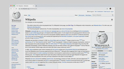 Wikipedia featured image